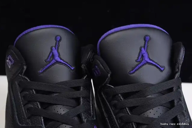 Cheap Husky Jordan Purple CT8532-050 3 Air Court Black Retro 0516
